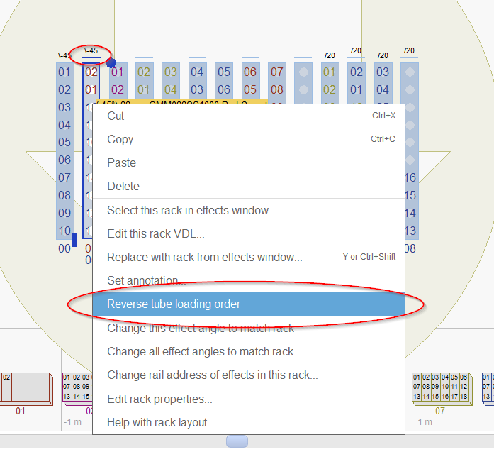 Reverse tube loading order - Finale 3D
