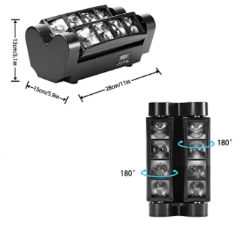 U `King Two-Bar RGBW Spider Light [065] - Finale 3D